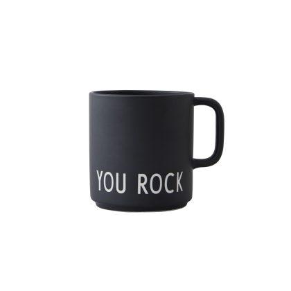 FAVOURITE MUG - You rock black