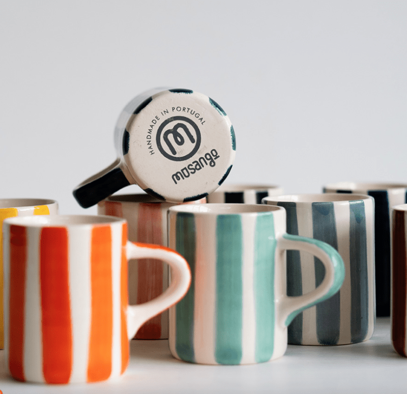ESPRESSO CUPS CANDY STRIPES