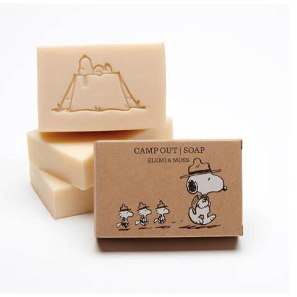 SNOOPY SOAP camp out