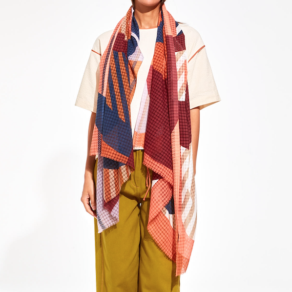 FOULARD CARTE POSTALE